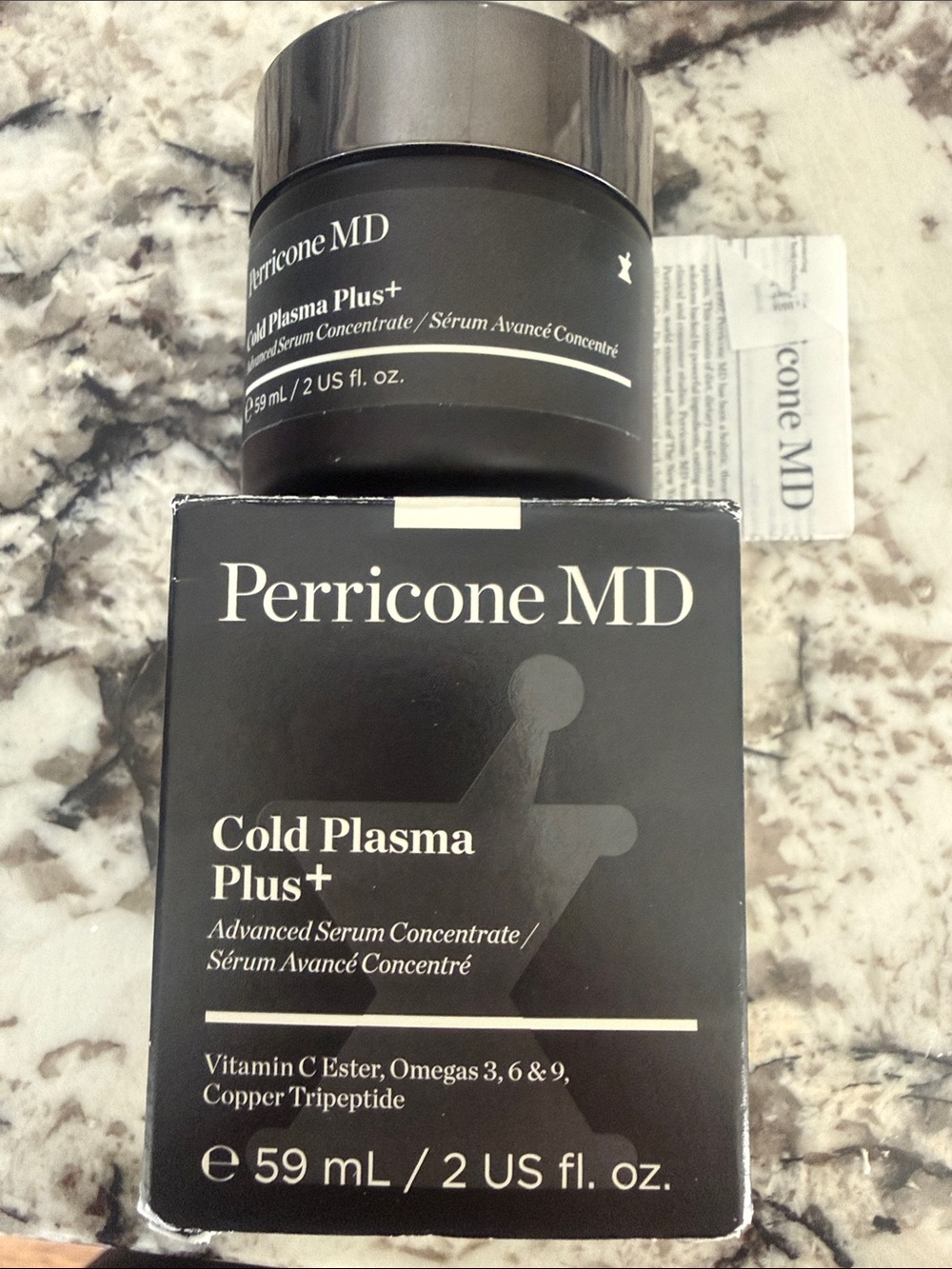 Perricone MD Cold Plasma Plus+ Serum in Black Packaging